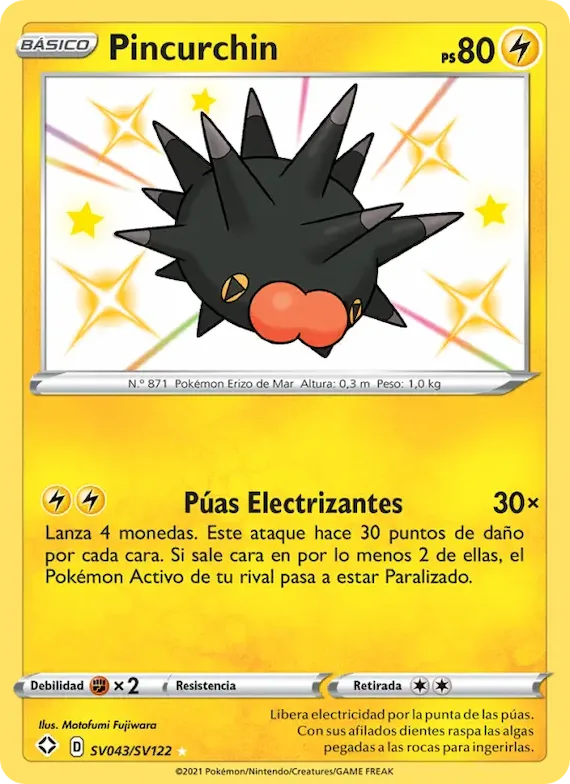 Pincurchin SV043 – Destinos Brillantes Tesoro Brillante