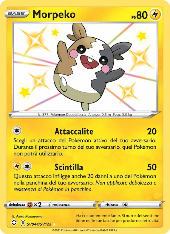 Morpeko SV044 – Destino Splendente Tesoro Lucente