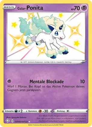 Galar-Ponita Nr. SV047 – Glänzendes Schicksal Glitzer-Tresor