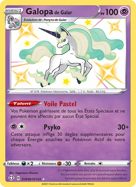 Galopa de Galar SV048 – Destinées Radieuses Coffre Étincelant