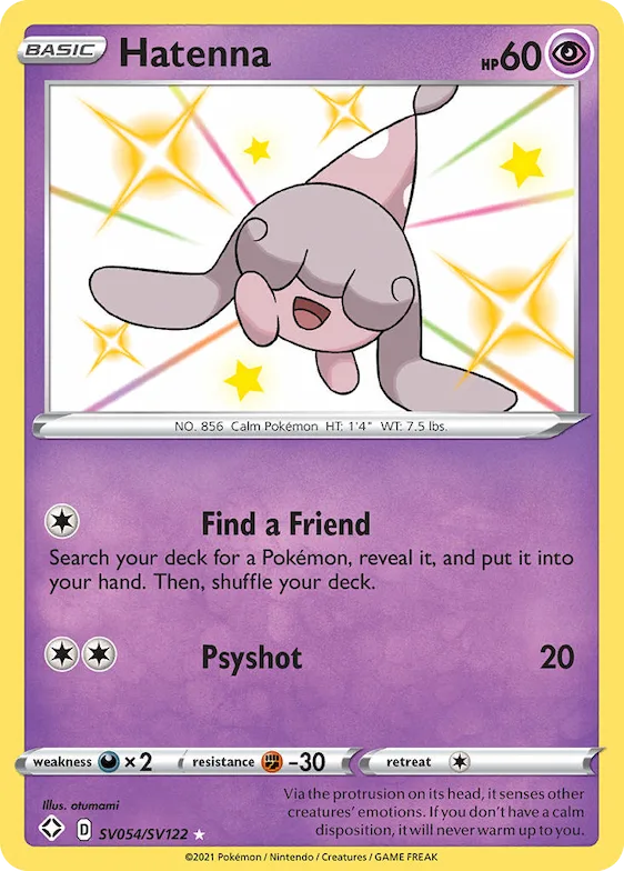 Hatenna #SV054 – Shining Fates Shiny Vault