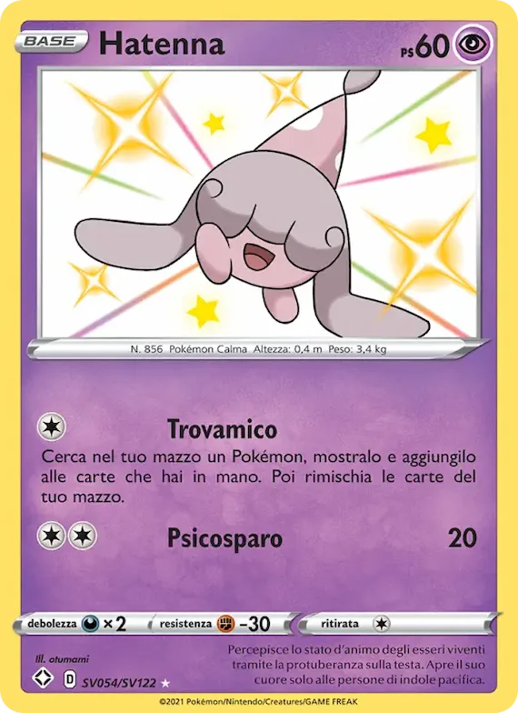 Hatenna SV054 – Destino Splendente Tesoro Lucente