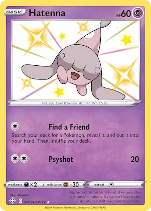 Hatenna #SV054 – Shining Fates Shiny Vault