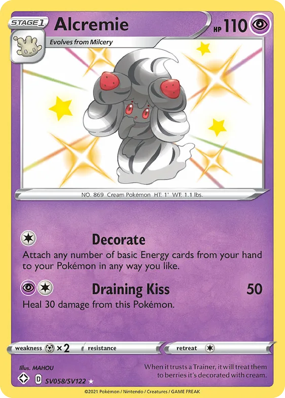 Alcremie #SV058 – Shining Fates Shiny Vault