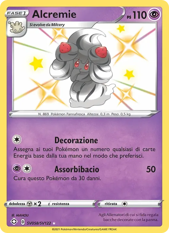 Alcremie SV058 – Destino Splendente Tesoro Lucente
