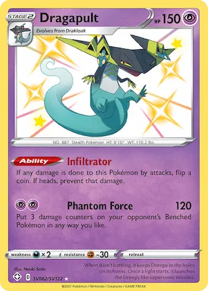 Dragapult #SV062 – Shining Fates Shiny Vault