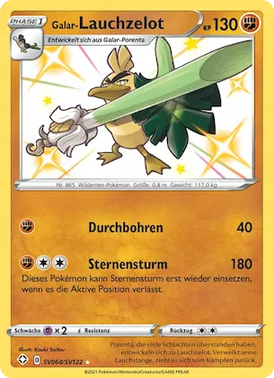 Galar-Lauchzelot Nr. SV064 – Glänzendes Schicksal Glitzer-Tresor