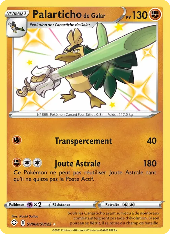 Palarticho de Galar SV064 – Destinées Radieuses Coffre Étincelant