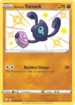 Galarian Yamask #SV065 – Shining Fates Shiny Vault