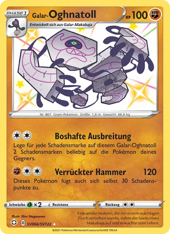 Galar-Oghnatoll SV066 – Glänzendes Schicksal Glitzer-Tresor