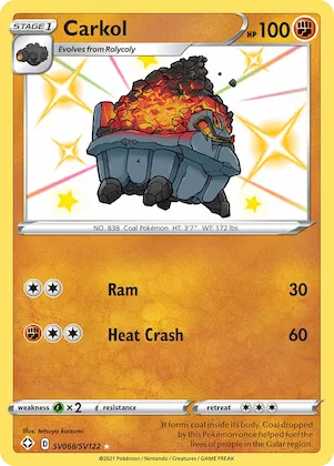 Carkol #SV068 – Shining Fates Shiny Vault