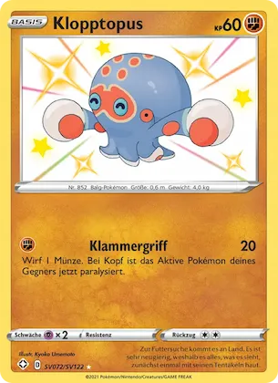 Klopptopus Nr. SV072 – Glänzendes Schicksal Glitzer-Tresor