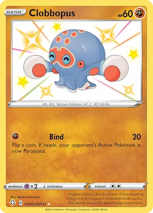 Clobbopus #SV072 – Shining Fates Shiny Vault
