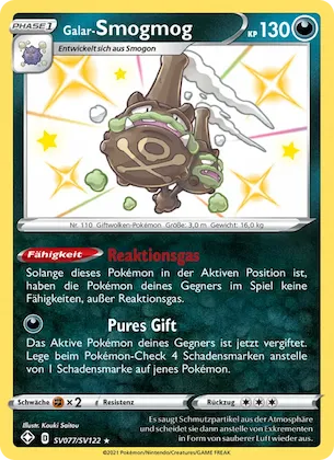 Galar-Smogmog Nr. SV077 – Glänzendes Schicksal Glitzer-Tresor
