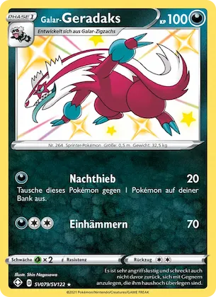 Galar-Geradaks Nr. SV079 – Glänzendes Schicksal Glitzer-Tresor