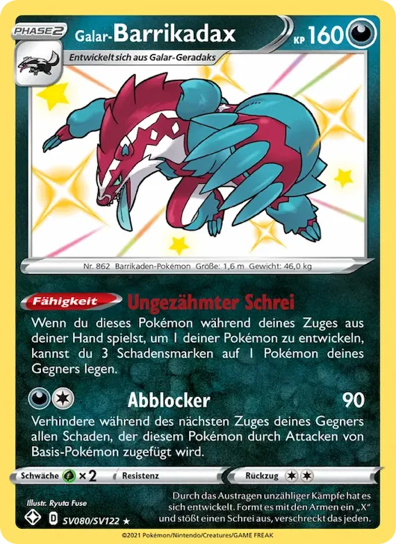 Galar-Barrikadax SV080 – Glänzendes Schicksal Glitzer-Tresor
