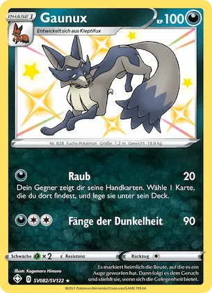 Gaunux Nr. SV082 – Glänzendes Schicksal Glitzer-Tresor