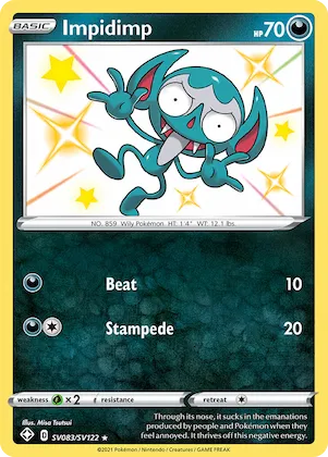 Impidimp #SV083 – Shining Fates Shiny Vault