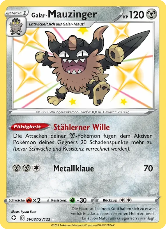 Galar-Mauzinger SV087 – Glänzendes Schicksal Glitzer-Tresor