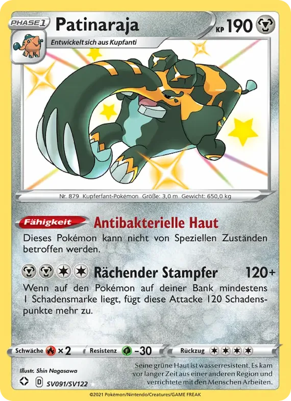 Patinaraja SV091 – Glänzendes Schicksal Glitzer-Tresor