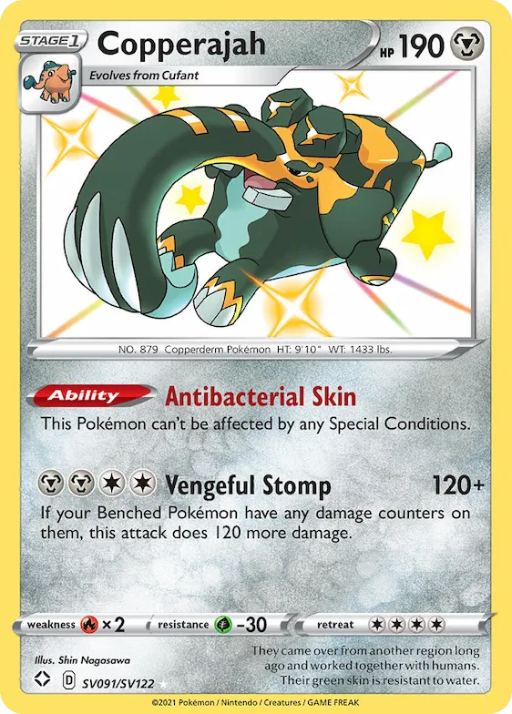 Copperajah #SV091 – Shining Fates Shiny Vault