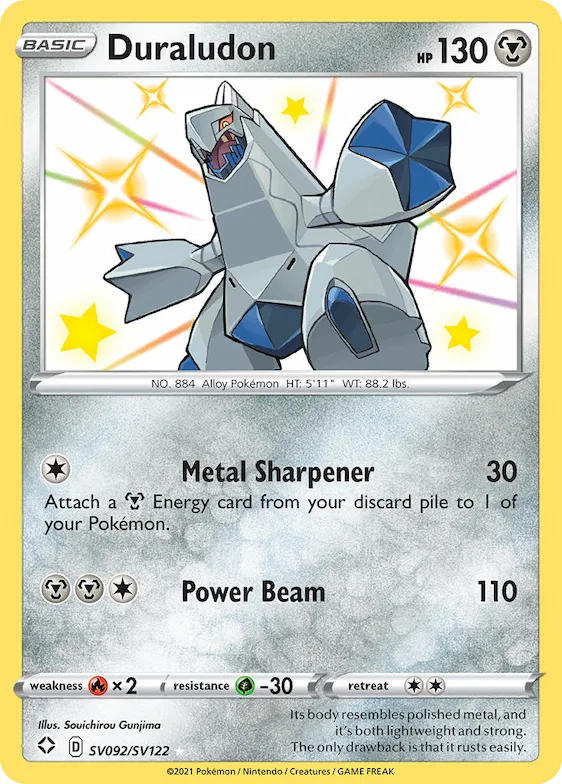 Duraludon #SV092 – Shining Fates Shiny Vault