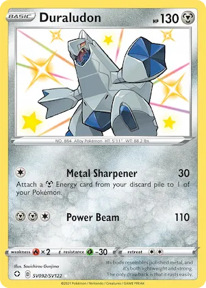 Duraludon #SV092 – Shining Fates Shiny Vault