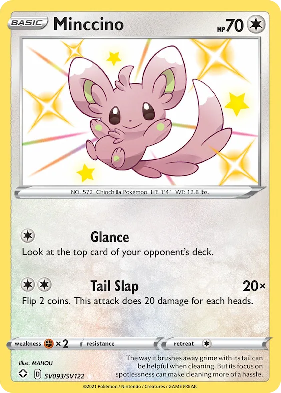 Minccino #SV093 – Shining Fates Shiny Vault