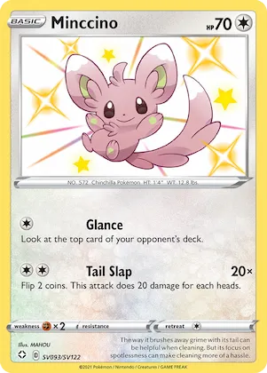 Minccino #SV093 – Shining Fates Shiny Vault