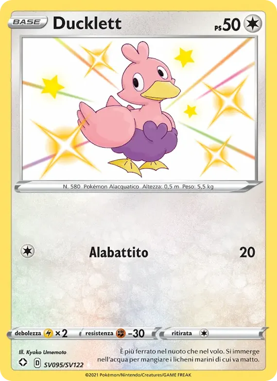 Ducklett SV095 – Destino Splendente Tesoro Lucente