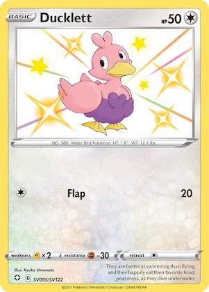 Ducklett #SV095 – Shining Fates Shiny Vault