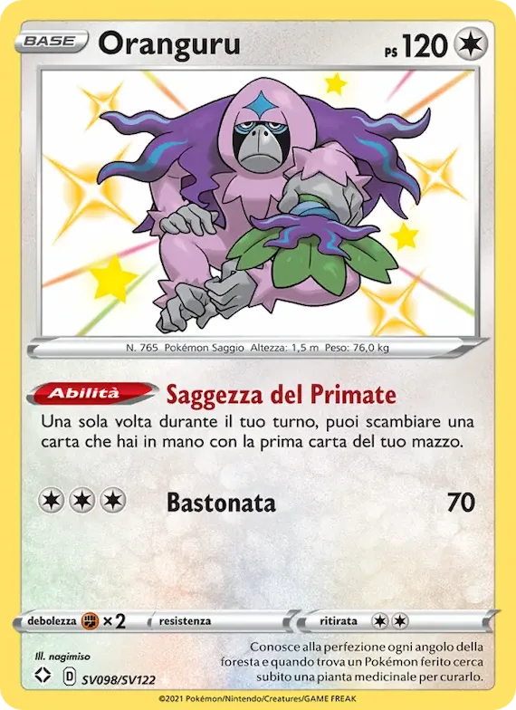 Oranguru SV098 – Destino Splendente Tesoro Lucente
