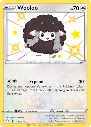 Wooloo #SV103 – Shining Fates Shiny Vault
