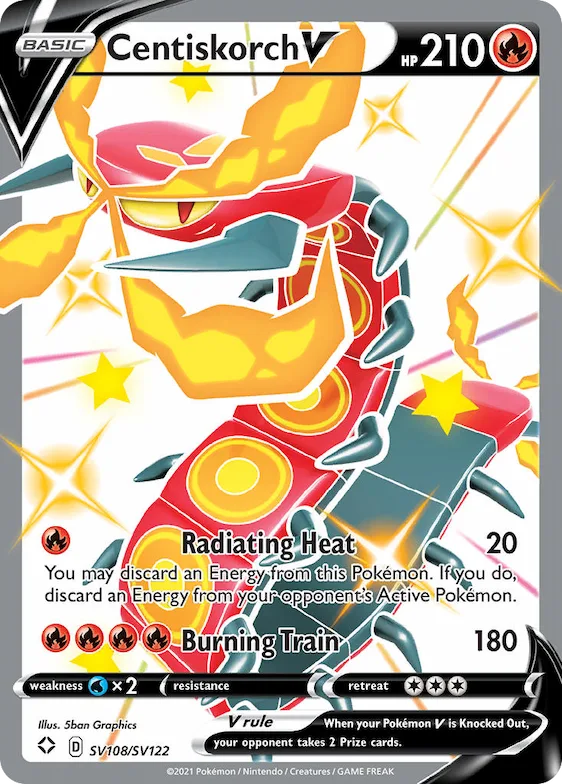 Centiskorch V #SV108 – Shining Fates Shiny Vault