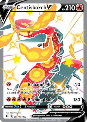 Centiskorch V #SV108 – Shining Fates Shiny Vault