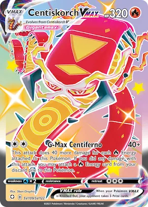 Centiskorch VMAX #SV109 – Shining Fates Shiny Vault