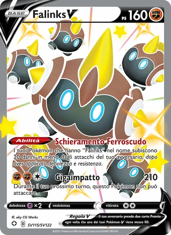 Falinks V SV115 – Destino Splendente Tesoro Lucente