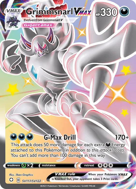 Grimmsnarl VMAX #SV117 – Shining Fates Shiny Vault