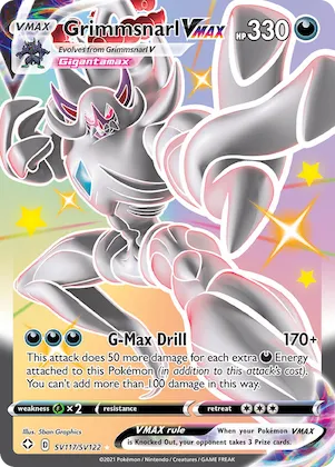 Grimmsnarl VMAX #SV117 – Shining Fates Shiny Vault