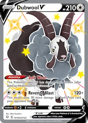 Dubwool V #SV120 – Shining Fates Shiny Vault