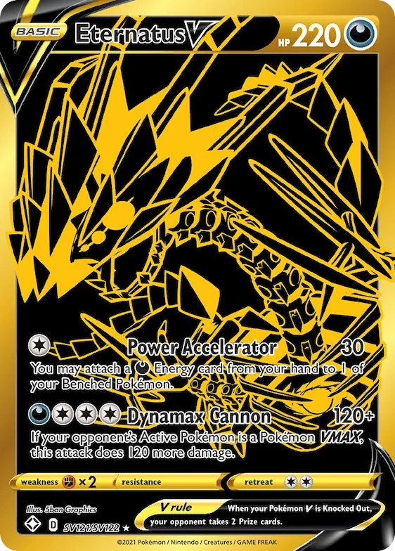 Eternatus V #SV121 – Shining Fates Shiny Vault