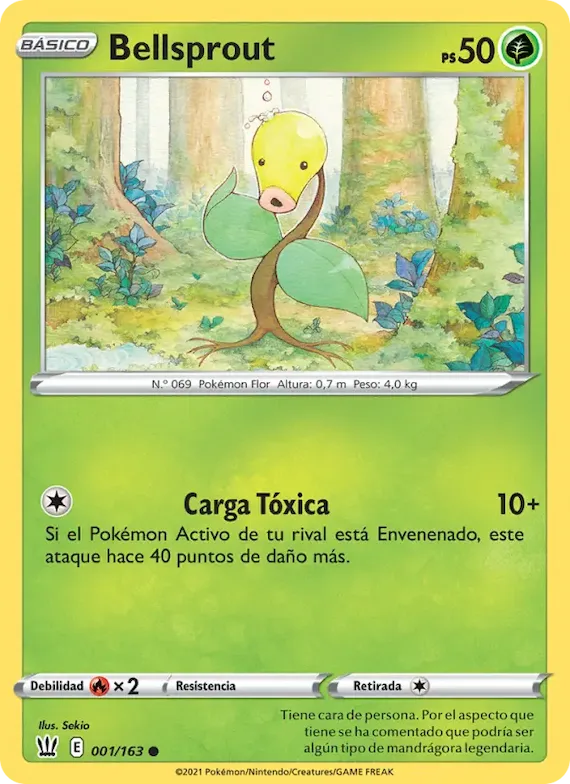 Bellsprout 1 – Estilos de Combate