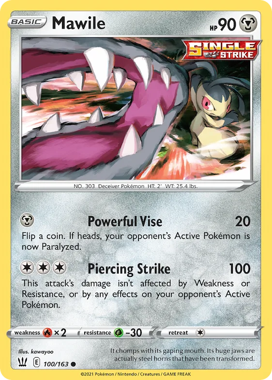 Mawile 100 – Estilos de Batalha