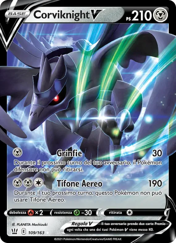 Corviknight V 109 – Stili di Lotta