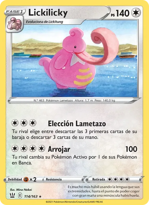 Lickilicky 114 – Estilos de Combate