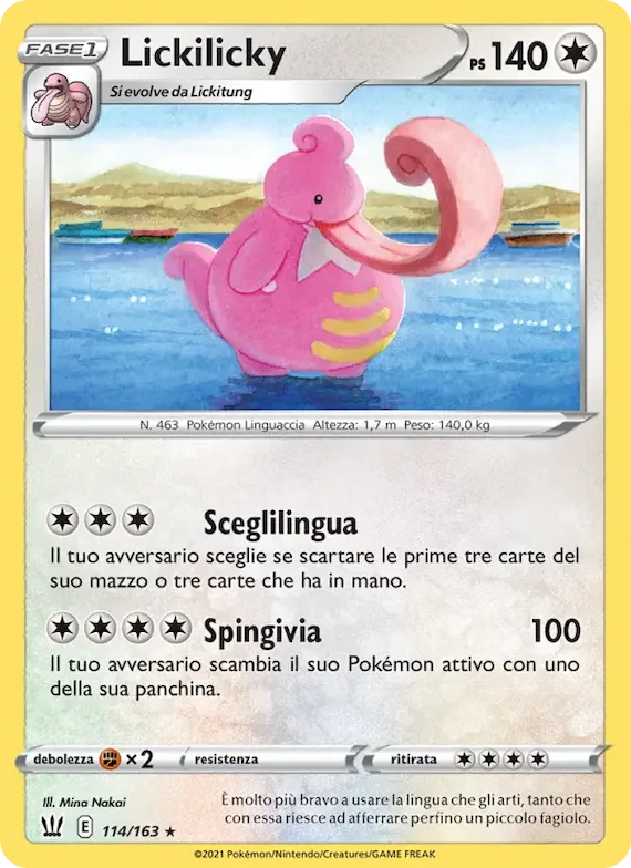 Lickilicky 114 – Stili di Lotta