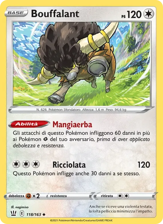 Bouffalant 118 – Stili di Lotta