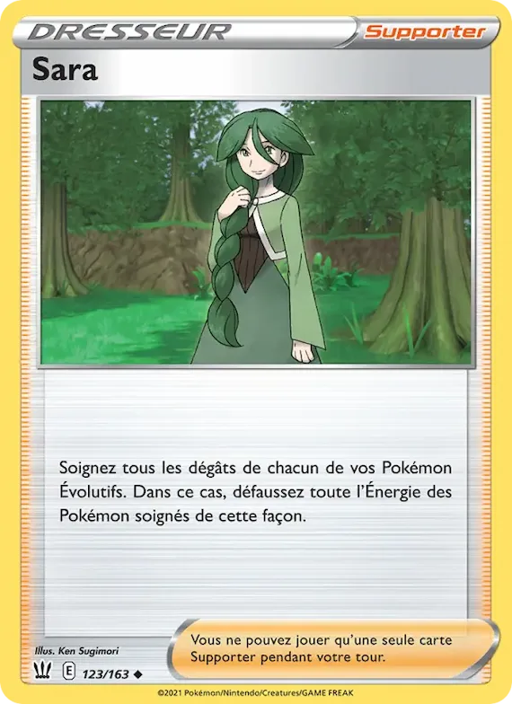 Sara 123 – Styles de combat