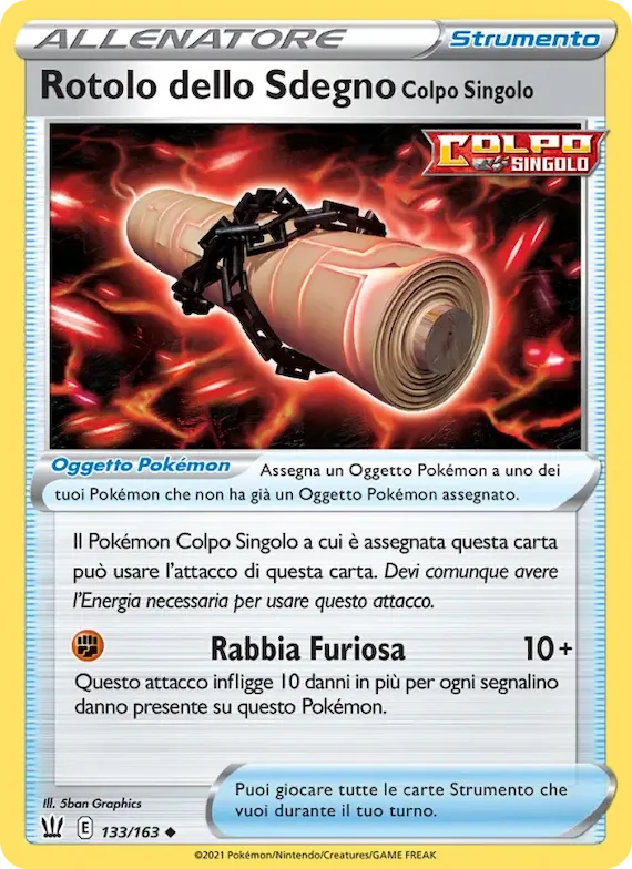 Rotolo dello Sdegno Colpo Singolo 133 – Stili di Lotta