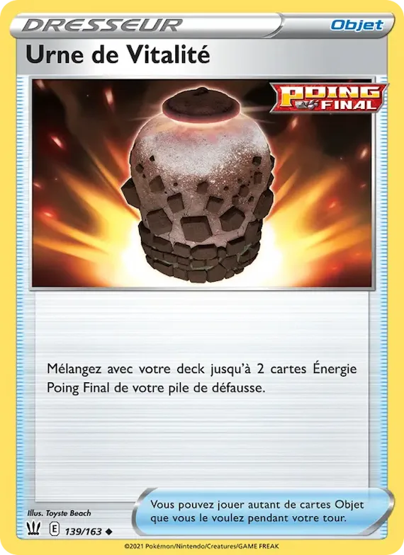 Urne de Vitalité 139 – Styles de combat